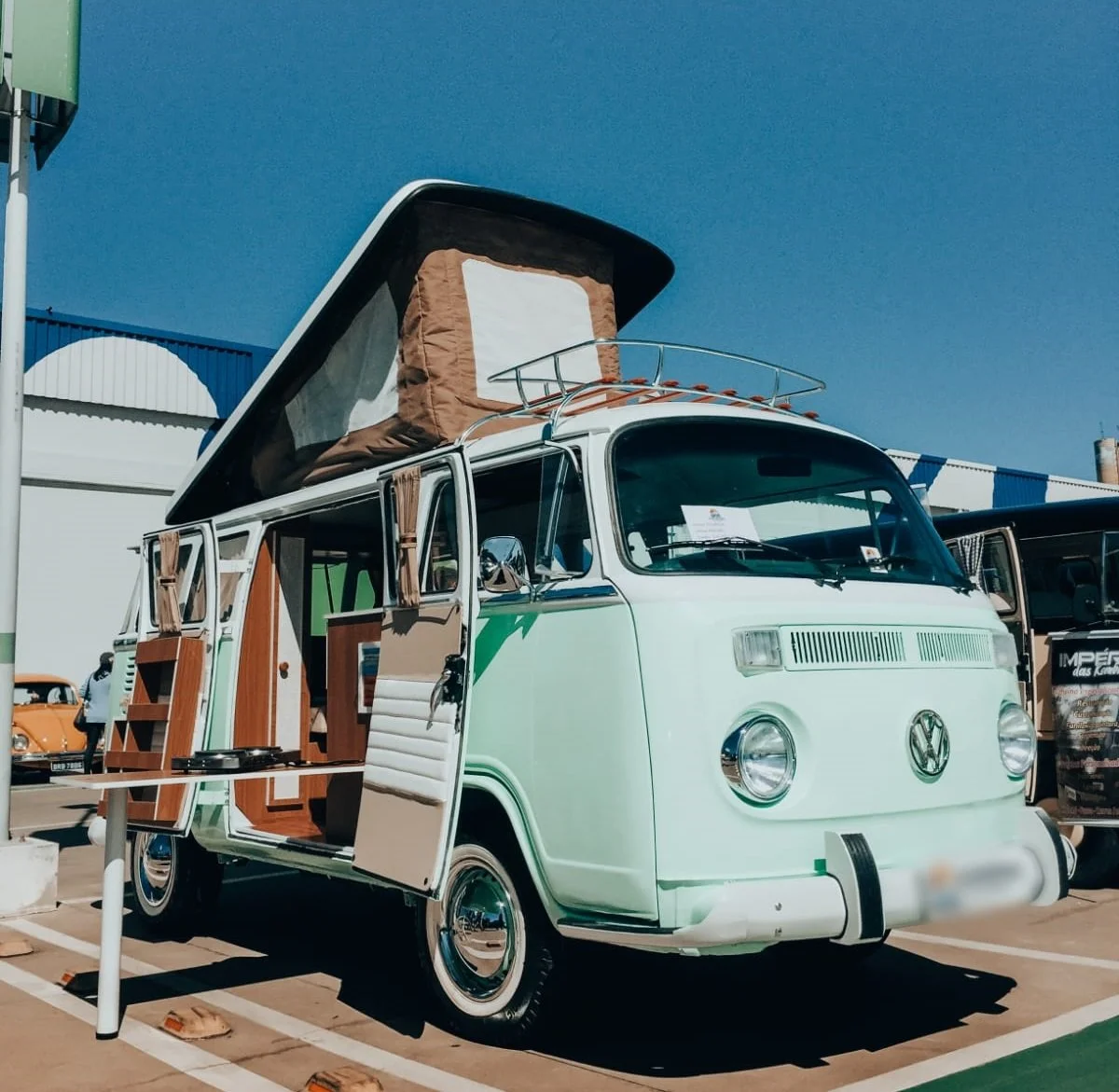 VW T2 baywindow bus camper van 1985 Brazilian Classic Cars